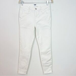 PAIGE WHITE HOXTON ANKLE MID RISE  JEANS SZ 27
